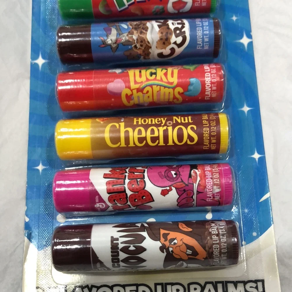 General Mills 8 pack Classic Breakfast cereal flavored lip balms‎ new